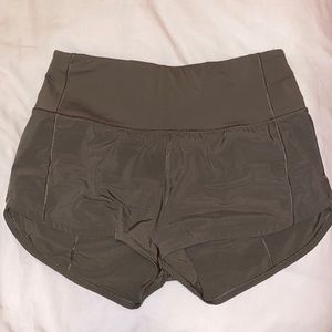 Lululemon Navy Green Shorts